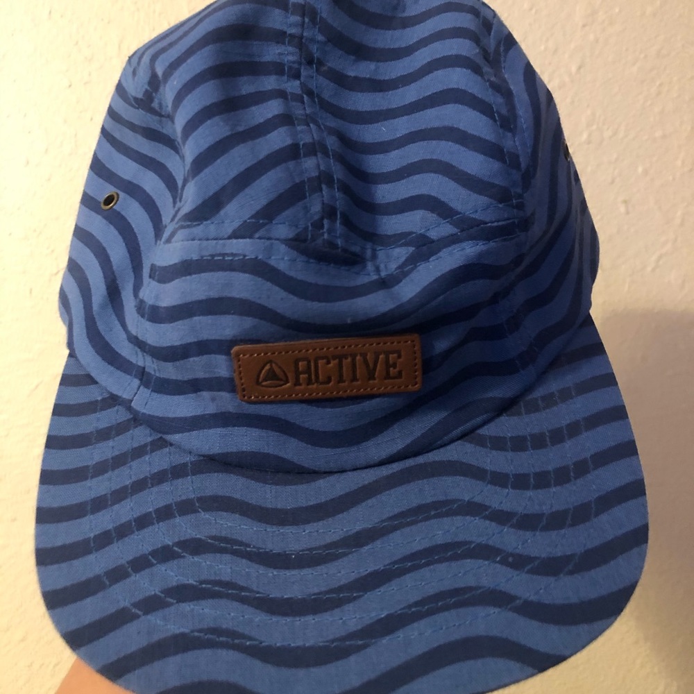 Blue Striped Active Hat